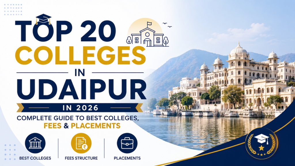 Top 20 Caolleges in Udaipur in 2026