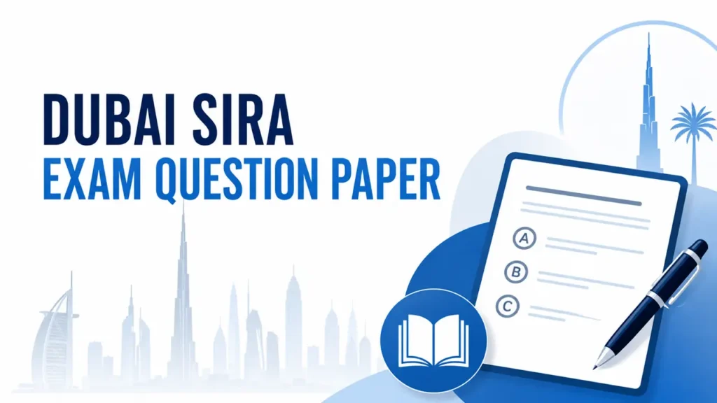 Dubai Sira Exam Question Paper