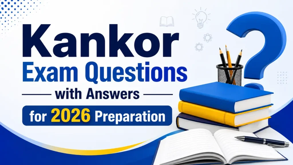 Kankor Exam Questions with Answers for 2026 Preparation