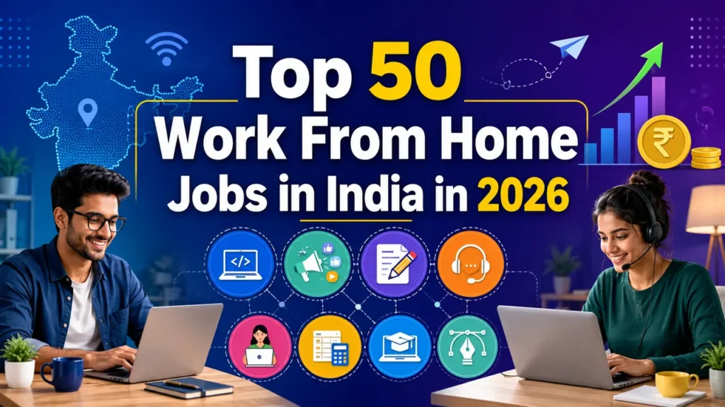 Top 50 Work From Home Jobs in India in 2026