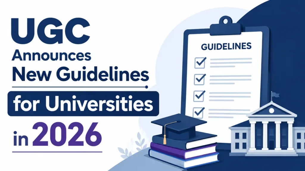 UGC Announces New Guidelines for Universities in 2026
