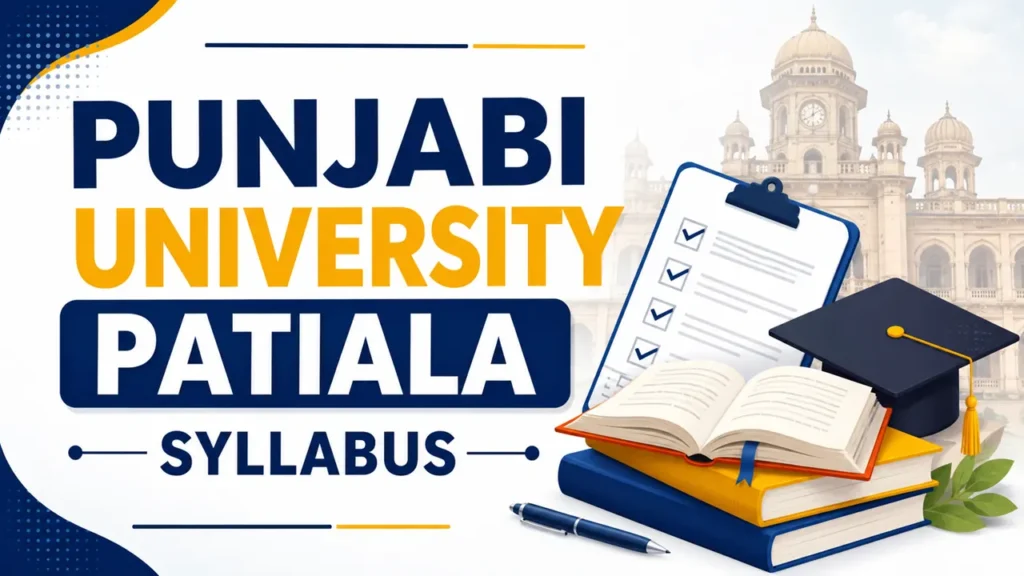 Punjabi University Patiala Syllabus​